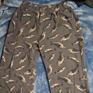 Canon Kids' Blue Fish Print Joggers